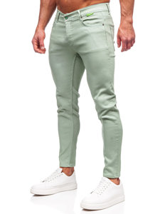 Pantaloni in tessuto da uomo verdi Bolf GT-S