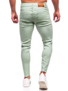 Pantaloni in tessuto da uomo verdi Bolf GT-S