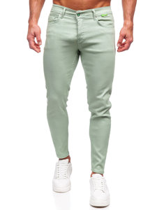 Pantaloni in tessuto da uomo verdi Bolf GT-S