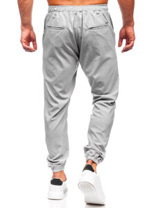 Pantaloni in tessuto jogger da uomo grigio Bolf 0065