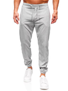 Pantaloni in tessuto jogger da uomo grigio Bolf 0065