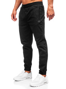 Pantaloni  jogger casual da uomo nero 4F M154