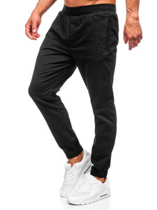 Pantaloni  jogger casual da uomo nero 4F M154