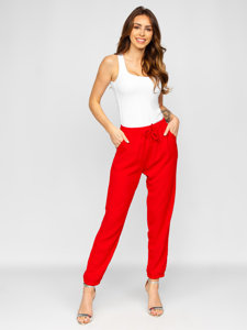 Pantaloni jogger da donna rossi Bolf W5071