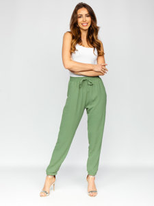 Pantaloni jogger da donna verdi Bolf W5071