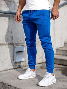 Pantaloni jogger da uomo azzurri Bolf CK01