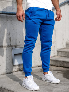 Pantaloni jogger da uomo azzurri Bolf CK01