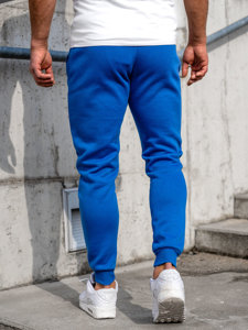 Pantaloni jogger da uomo azzurri Bolf CK01