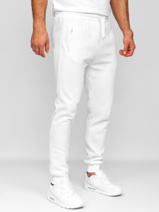 Pantaloni jogger da uomo bianchi Bolf CK01