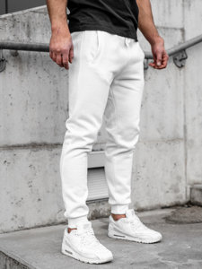 Pantaloni jogger da uomo bianchi Bolf CK01