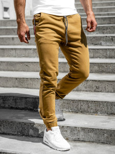 Pantaloni jogger da uomo cammello Bolf KA1219