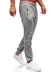 Pantaloni jogger da uomo grigi Bolf 81270