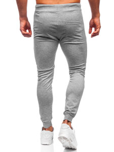 Pantaloni jogger da uomo grigi Bolf HW2351