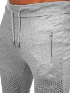 Pantaloni jogger da uomo grigi Bolf HW2351