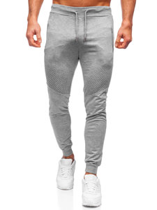 Pantaloni jogger da uomo grigi Bolf HW2351