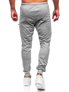 Pantaloni jogger da uomo grigi Bolf K10353