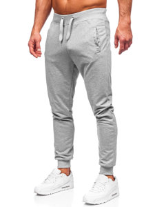 Pantaloni jogger da uomo grigi Bolf XW02