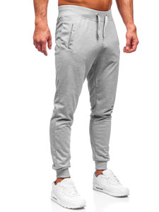 Pantaloni jogger da uomo grigi Bolf XW02