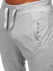 Pantaloni jogger da uomo grigi Bolf XW02