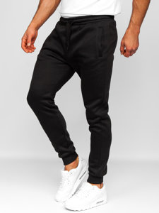 Pantaloni jogger da uomo neri Bolf CK01