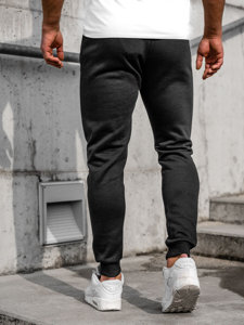 Pantaloni jogger da uomo neri Bolf CK01