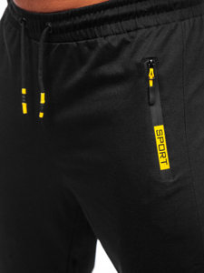 Pantaloni jogger da uomo neri Bolf K10332