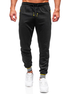 Pantaloni jogger da uomo neri Bolf K10332