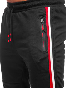 Pantaloni jogger da uomo neri Bolf K10336