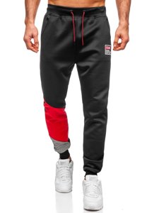 Pantaloni jogger da uomo neri Bolf K20003