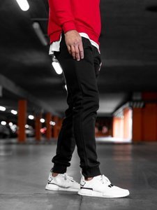 Pantaloni jogger da uomo neri Bolf XW01-B