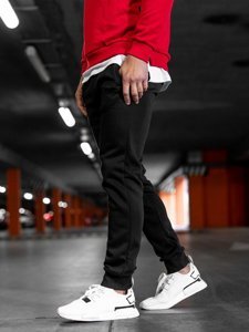 Pantaloni jogger da uomo neri Bolf XW01-B