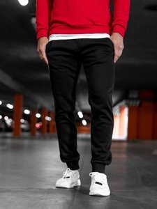 Pantaloni jogger da uomo neri Bolf XW01-B