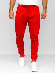 Pantaloni jogger da uomo rossi Bolf CK01