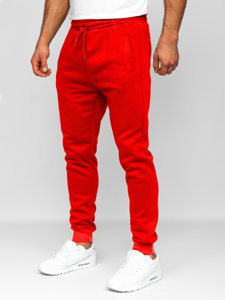 Pantaloni jogger da uomo rossi Bolf CK01