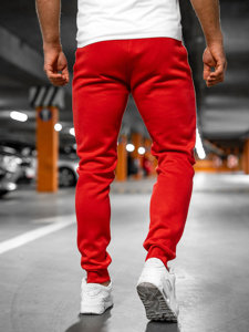 Pantaloni jogger da uomo rossi Bolf XW01-A