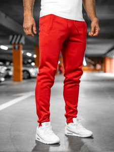 Pantaloni jogger da uomo rossi Bolf XW01-A