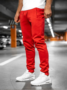 Pantaloni jogger da uomo rossi Bolf XW01-A