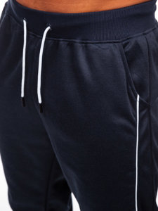 Pantaloni jogger di tuta da uomo blu Bolf 8K201