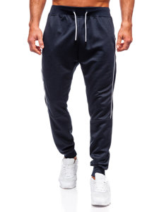 Pantaloni jogger di tuta da uomo blu Bolf 8K201