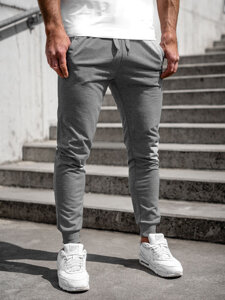 Pantaloni jogger di tuta da uomo grafite Bolf XW02A