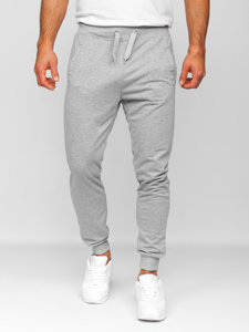 Pantaloni jogger di tuta da uomo grigi Bolf XW02A