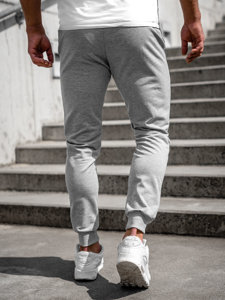 Pantaloni jogger di tuta da uomo grigi Bolf XW02A