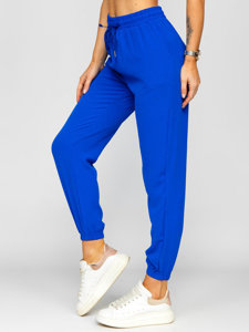 Pantaloni jogger in tessuto da donna fiordaliso Bolf W7322