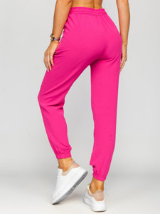 Pantaloni jogger in tessuto da donna rosa Bolf W7322