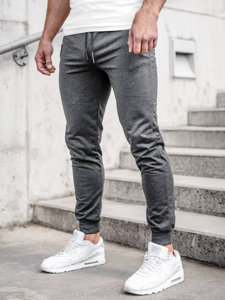 Pantaloni jogger in tuta da uomo antracite Bolf JX5001A