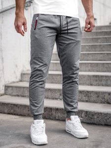 Pantaloni jogger in tuta da uomo antracite Bolf JX5007A