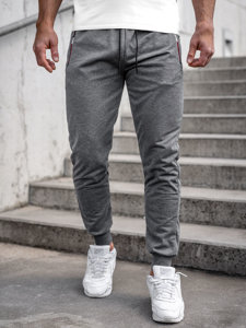 Pantaloni jogger in tuta da uomo antracite Bolf JX5007A