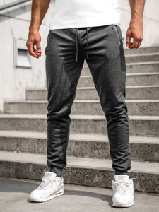 Pantaloni jogger in tuta da uomo grafite Bolf JX5003A