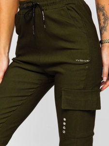 Pantaloni jogger tipo baggy da donna khaki Bolf AF5120ND