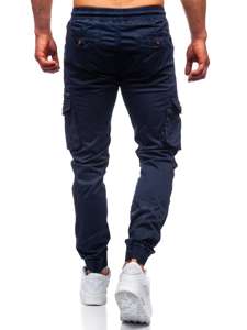 Pantaloni jogger tipo cargo da uomo blu Bolf CT6702S0